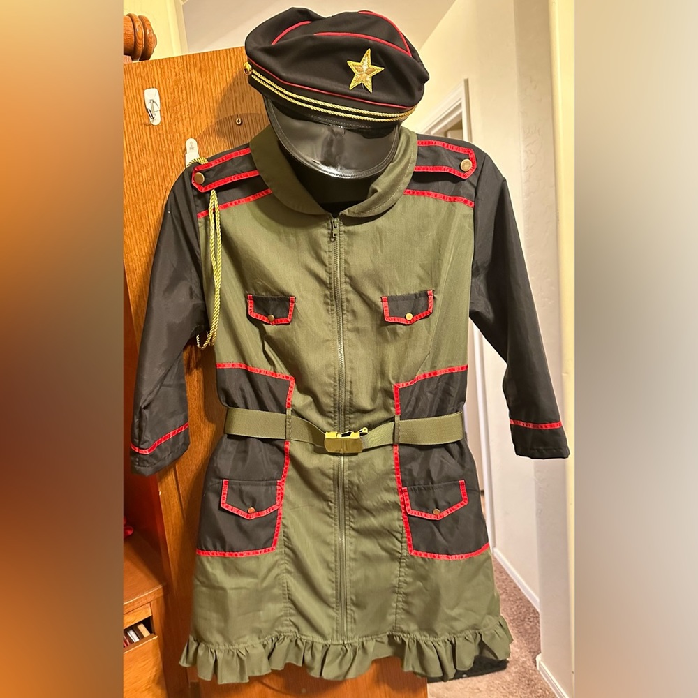 Music Legs “Military” Women’s 3-Piece Costume